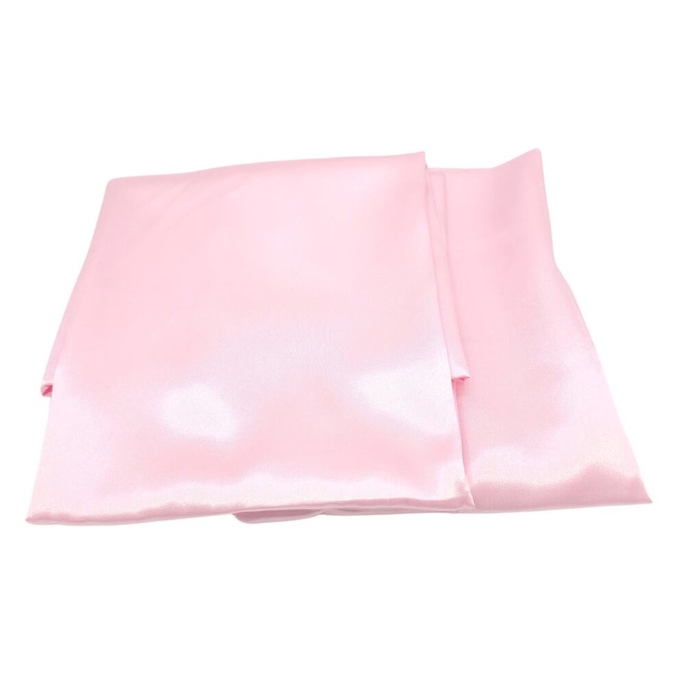 Set of 6 Luxury Satin Coral Pink Pillowcases Soft For Hair And Skin 6-Pack